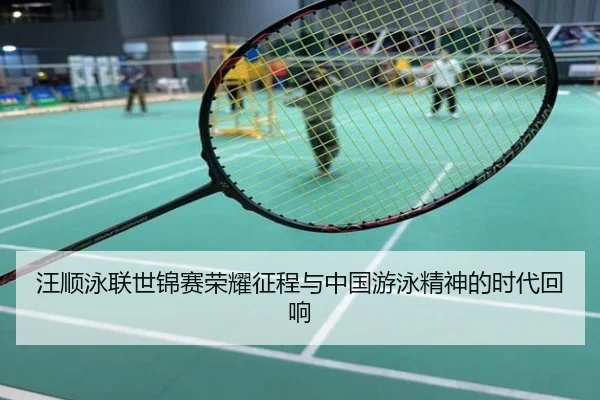 汪顺泳联世锦赛荣耀征程与中国游泳精神的时代回响